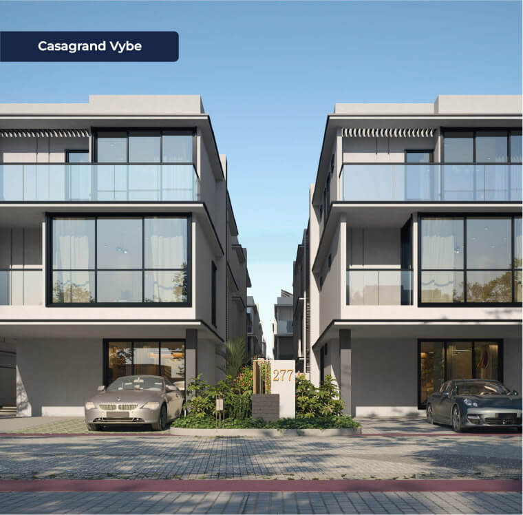 Casagrand Vybe villa campaign render